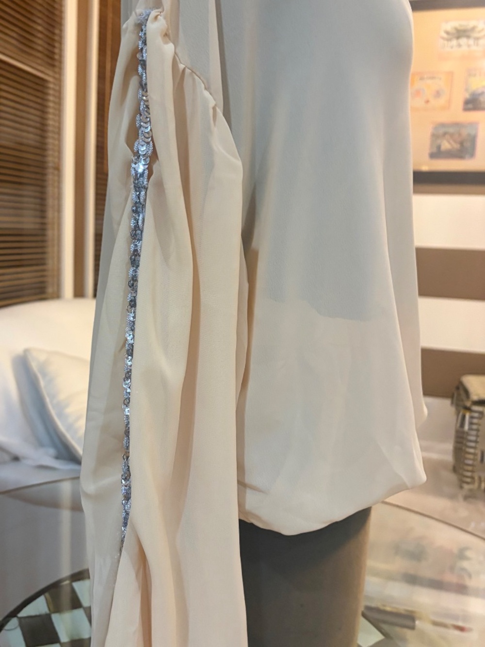 Men's Poetry Shirt by Claudia Folts Size M - Picture 4 of 8